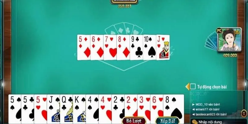 Tứ quý, 3 đôi thông có thể chặn Heo trong phút chót